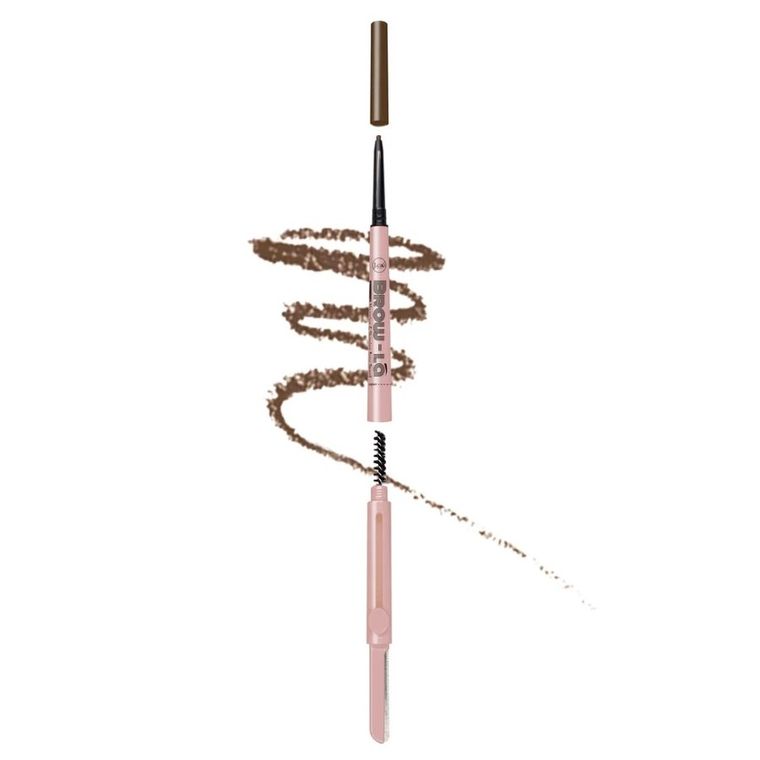 J.Cat Beauty, Brow-La 3in1 Mapping & Shaping Brow Pencil, ołówek do stylizacji brwi 3w1, 104 Rich Brown, 0.08g