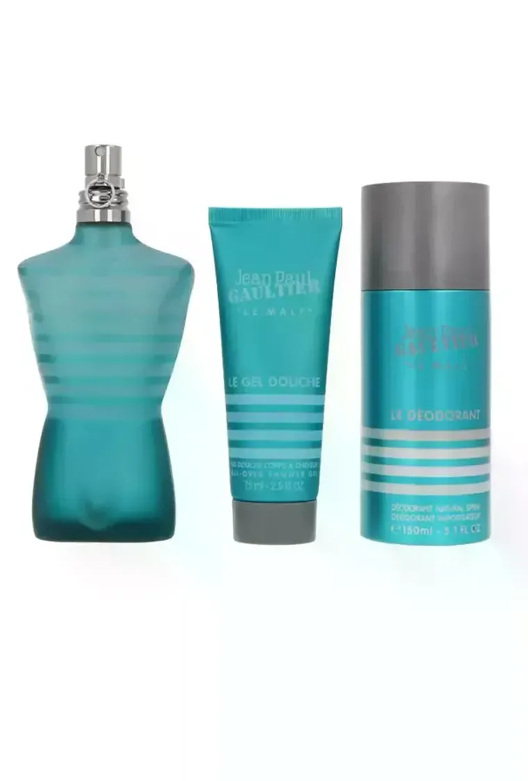 Jean Paul Gaultier, Le Male, zestaw: woda toaletowa, 125 ml + dezodorant, 150 ml + balsam do ciała, 75 ml
