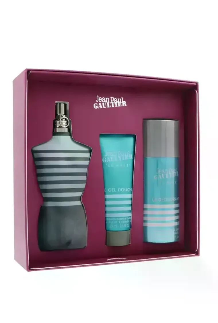 Jean Paul Gaultier, Le Male, zestaw: woda toaletowa, 125 ml + żel pod prysznic, 75 ml + dezodorant, 150 ml