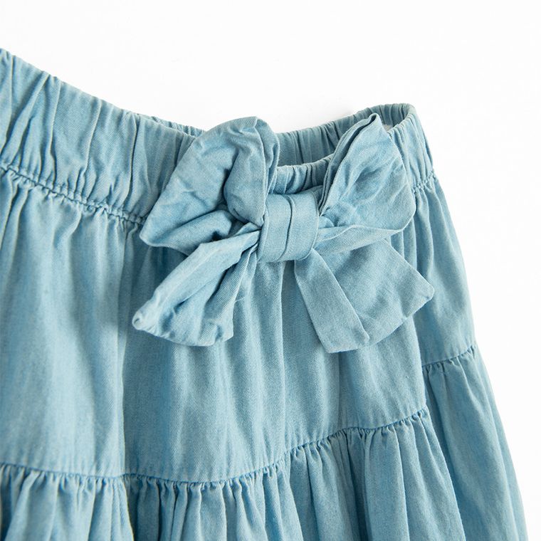 Jeansowa spódnica z falbankami Cool Club