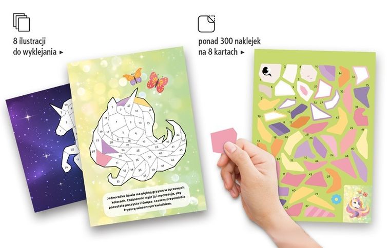 Jednorożce. Wyklejanki