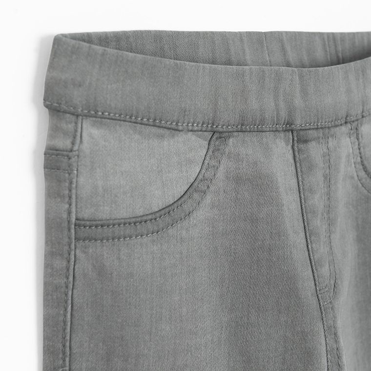 Jegginsy denim o kroju flare Cool Club