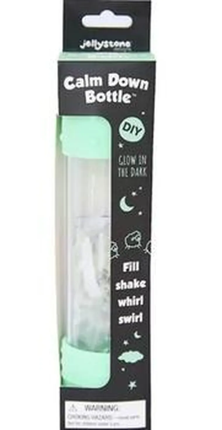 Jellystone Designs, butelka sensoryczna DIY, świecąca w ciemności