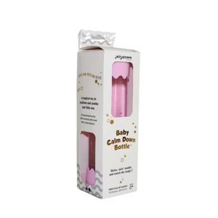 Jellystone Designs, butelka sensoryczna, soft pink