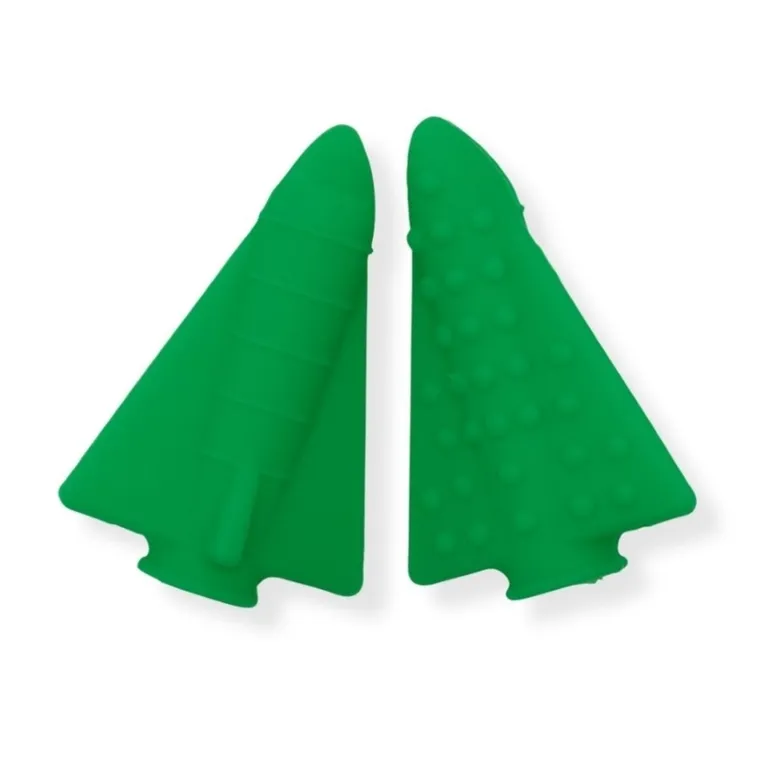 Jellystone Designs, nakładki antystresowe na ołówek, zielony, 2 szt.