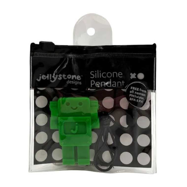 Jellystone Designs, Robot, wisiorek antystresowy, zielony