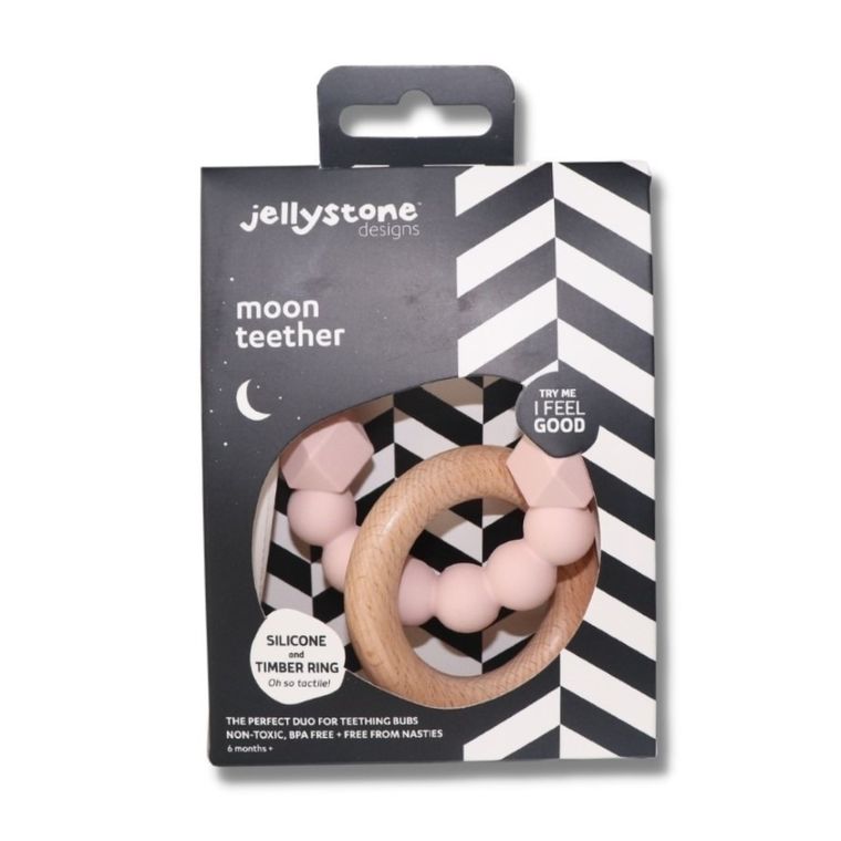 Jellystone, gryzak księżycowy, jasnoróżowy