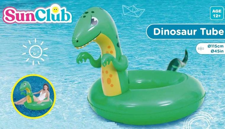Jilong, kółko do pływania, dinozaur, 115 cm