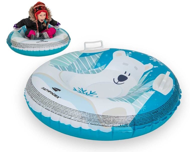 Jilong, ślizg sanki dmuchane Polar Bear Tube, 90-25 cm