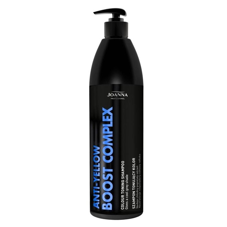 Joanna Professional, Anti-Yellow Boost Complex, szampon tonujący, kolor bue, 1000g