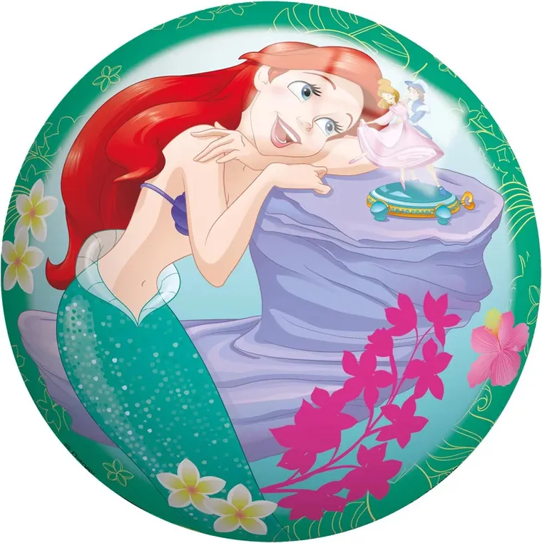 John, Disney Princess, Arielka, piłka, 13 cm