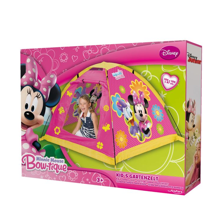 John, Myszka Minnie, namiot ogrodowy