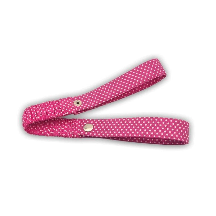 Jolly Designs, elastyczny pasek do książek, różowy