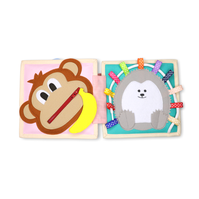 Jolly Designs. Motyl. Książeczka sensoryczno-manipulacyjna