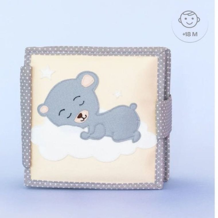 Jolly Designs. Witaj na świecie. Książeczka sensoryczno-manipulacyjna