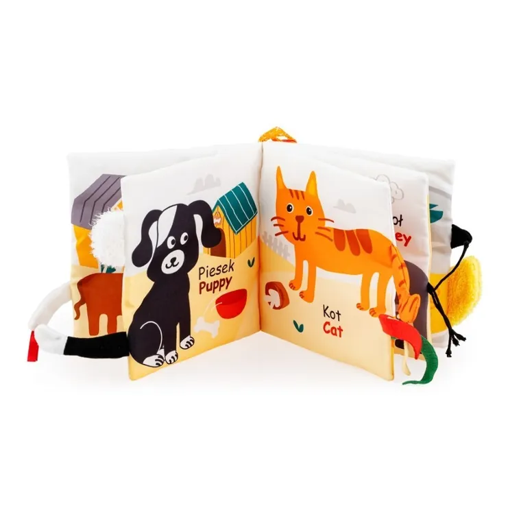 JollyBaby, Mieszkańcy Farmy, miękka książeczka sensoryczna