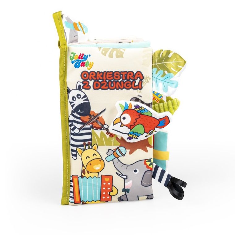JollyBaby, Orkiestra z dżungli, miękka książeczka