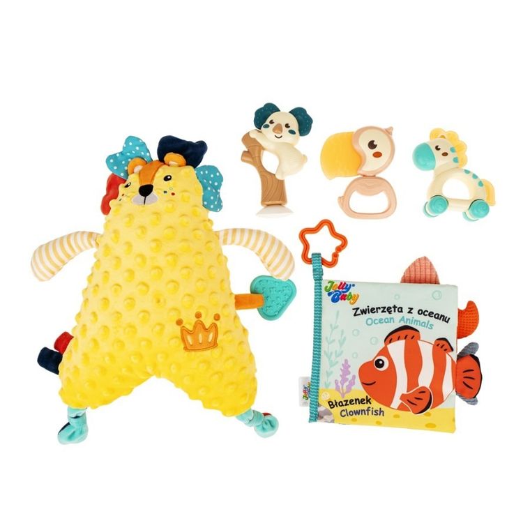 JollyBaby, Zwierzaki, zestaw prezentowy dla niemowlaka