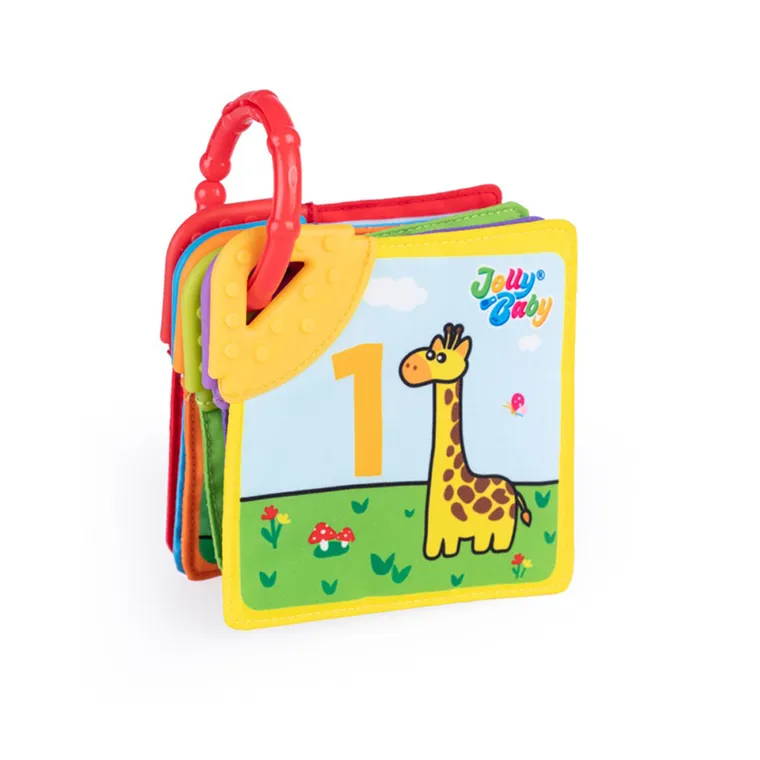 JollyBaby, Zwierzęta, książeczka z gryzakiem