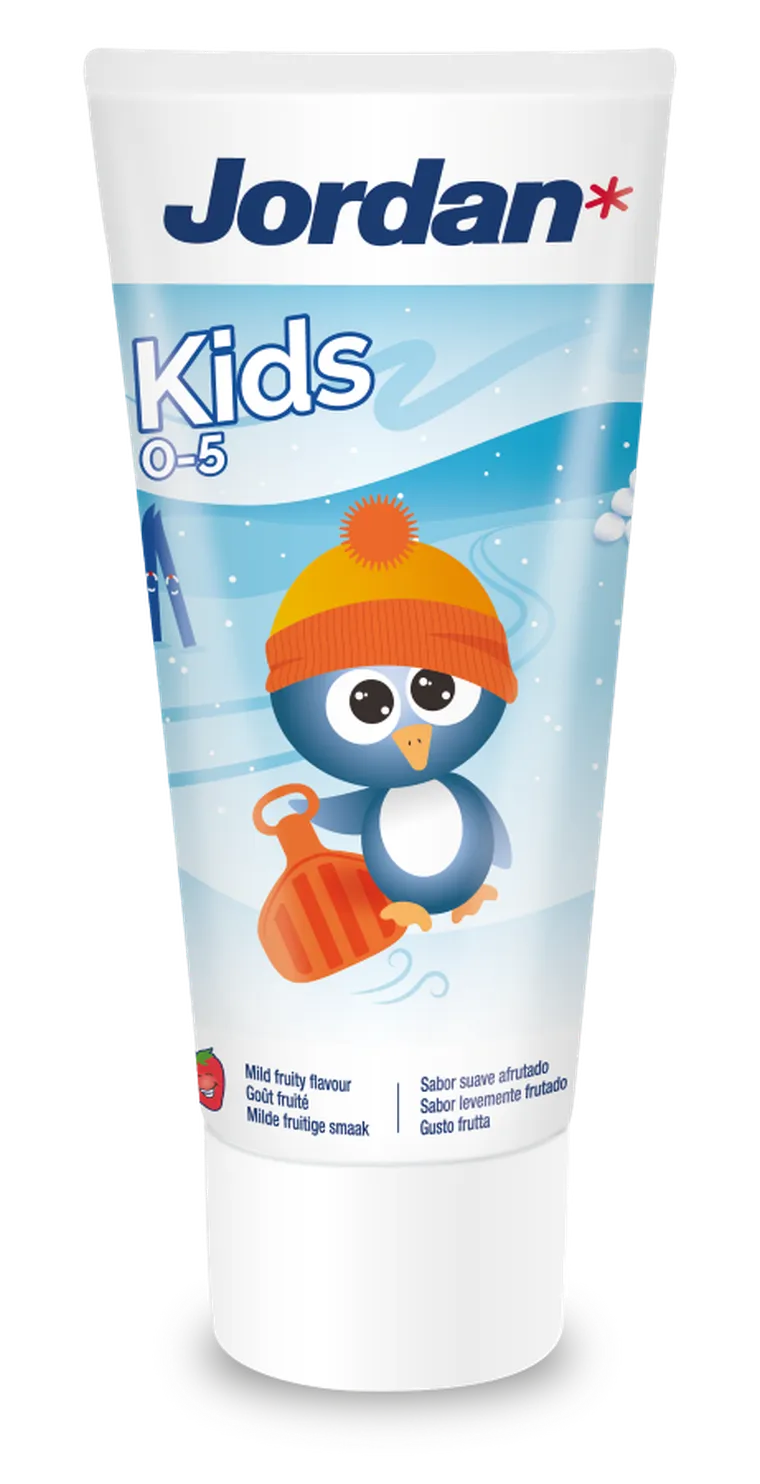 Jordan, Kids, pasta do zębów, dla dzieci 0-5 lat, 50 ml