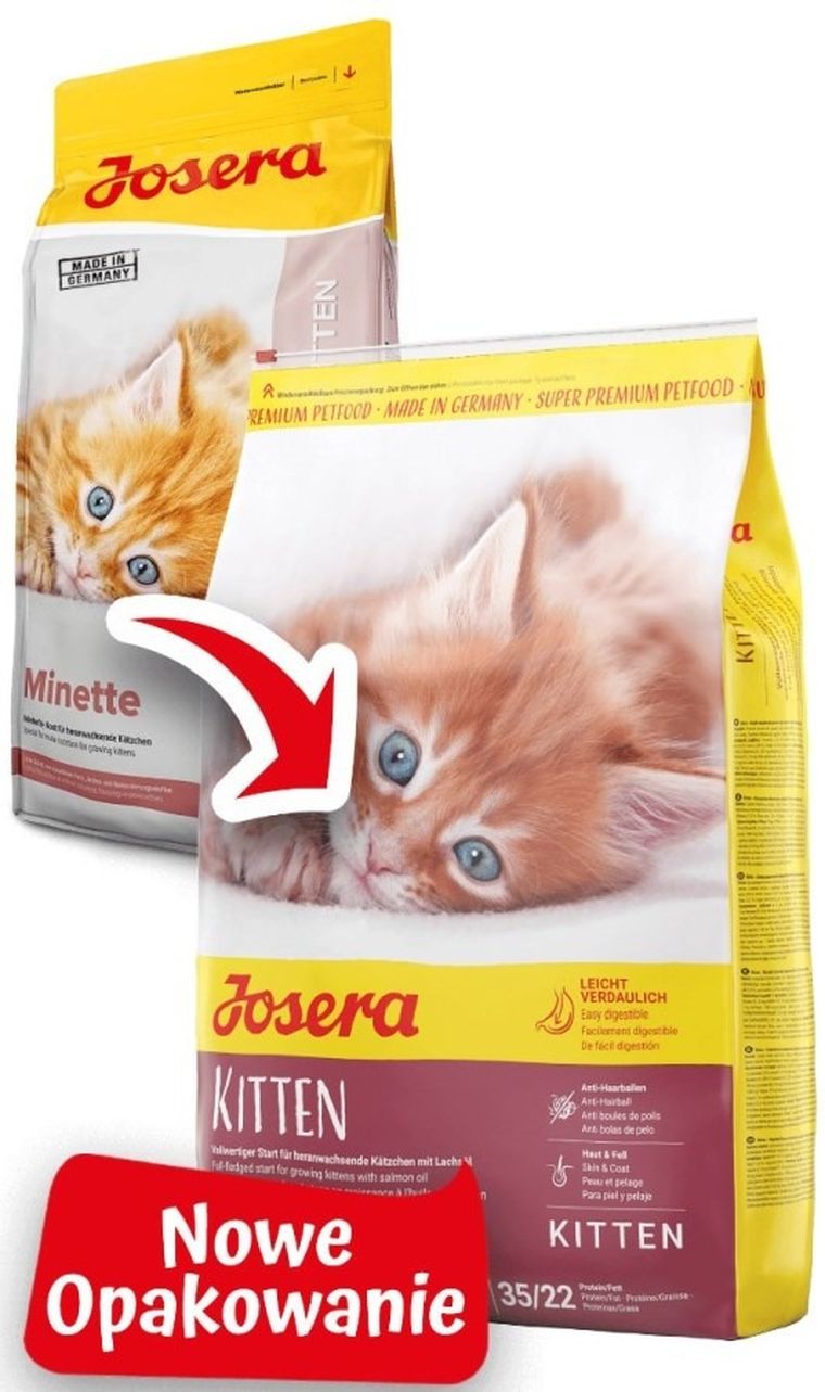 Jostera, Cat Kitten, karma dla kociąt i karmiących kotek, 400g