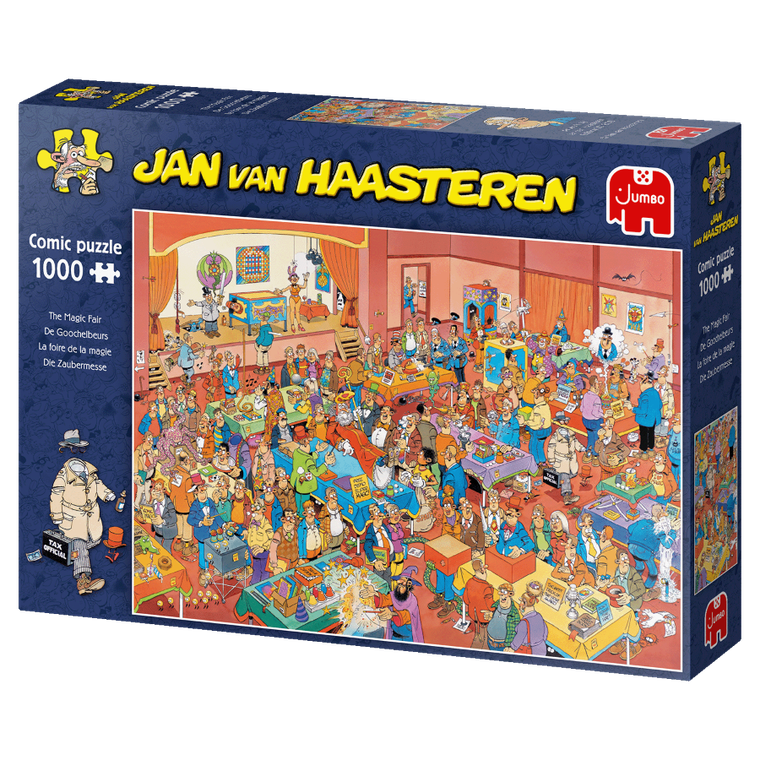 Jumbo, Jan Van Haasteren, Pokazy magicznych sztuczek, puzzle, 1000 elementów