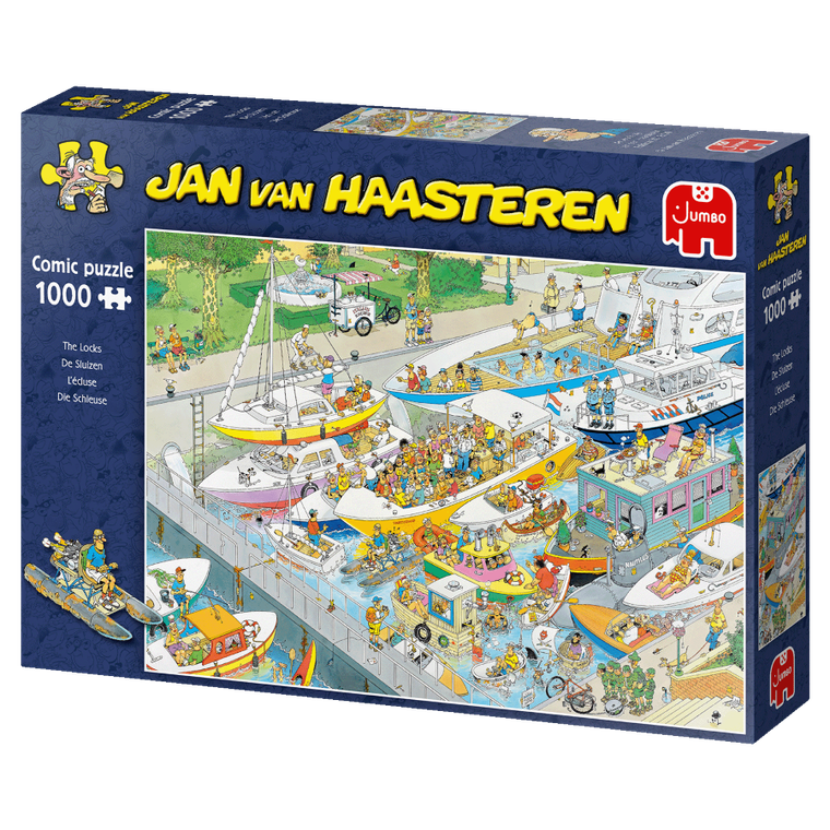 Jumbo, Jan Van Haasteren, Śluza wodna, puzzle, 1000 elementów