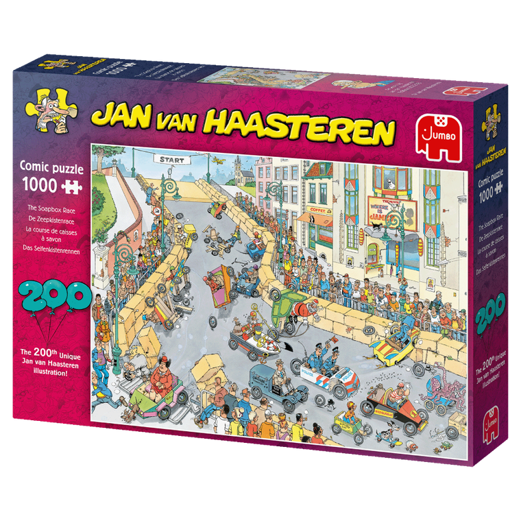 Jumbo, Jan Van Haasteren, Wyścig na byle czym, puzzle, 1000 elementów