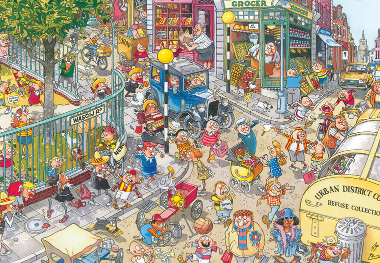 Jumbo, Wasgij Destiny, Dziecinnie proste, puzzle, 1000 elementów