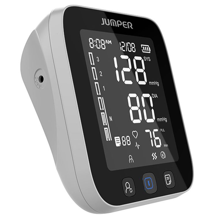 Jumper, JPD-HA121, medyczny ciśnieniomierz naramienny z aplikacją, czarny