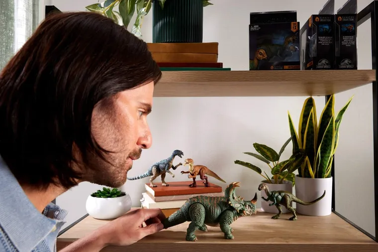 Jurassic World, Kolekcja Hammonda, Sinoceratops, figurka dinozaur