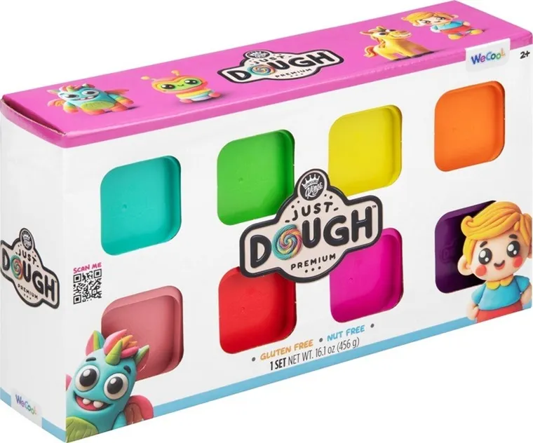 Just Dough, masa plastyczna, 8 szt.