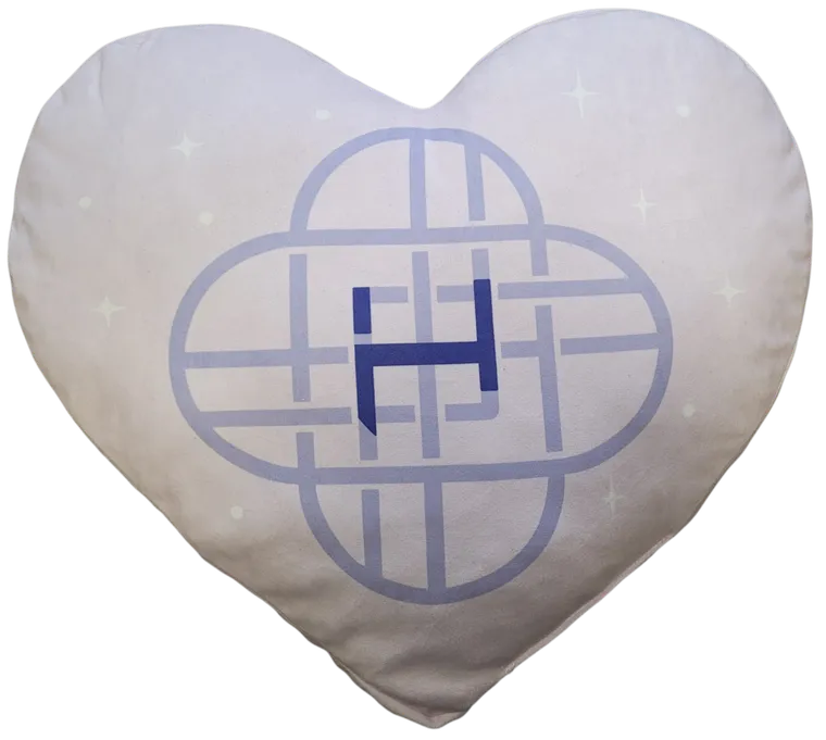 K-Pop Demon Hunters, poduszka kształtka, serce, 40 cm