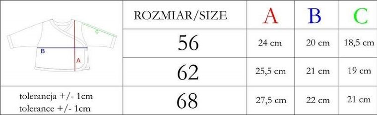 Kaftanik chłopięcy, niebieski, Nicol