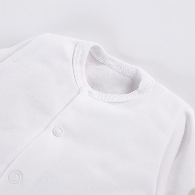 Kaftanik niemowlęcy, biały, Eevi