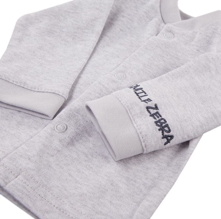 Kaftanik niemowlęcy, szary, Eevi