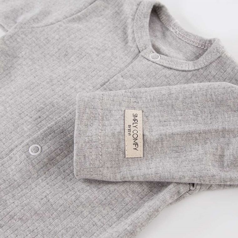 Kaftanik niemowlęcy, szary, Eevi