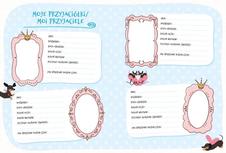 Kalendarz szkolny. Pieski