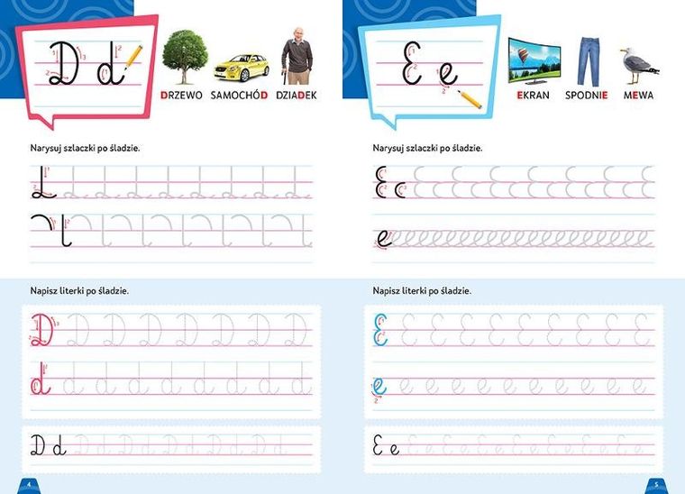 Kaligrafia. Klasy 1-3