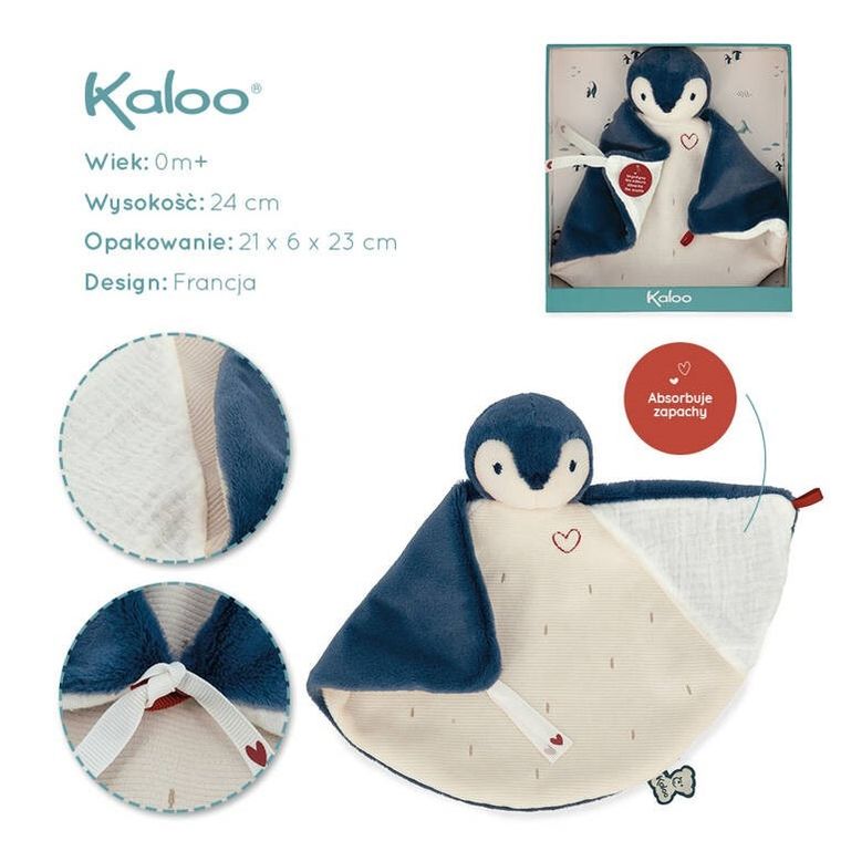 Kaloo, Complices, pingwinek, komforter, 24 cm