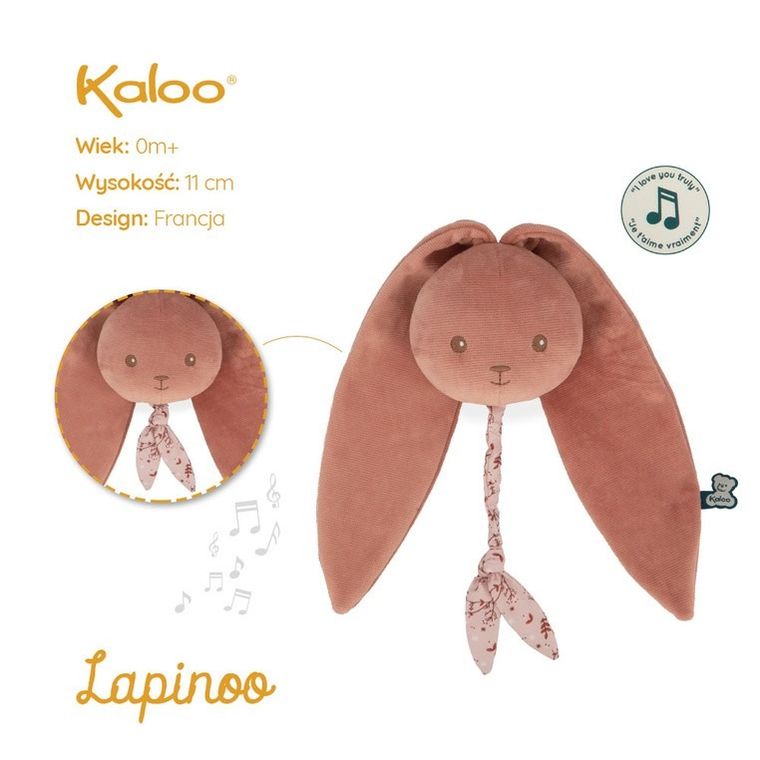 Kaloo, Lapinoo, Królik, miękka pozytywka, ceglany