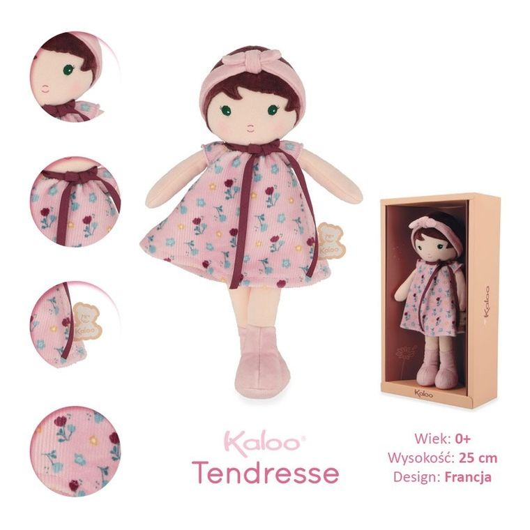 Kaloo, Tendresse, Leonie, miękka lalka w pudełku, 25 cm