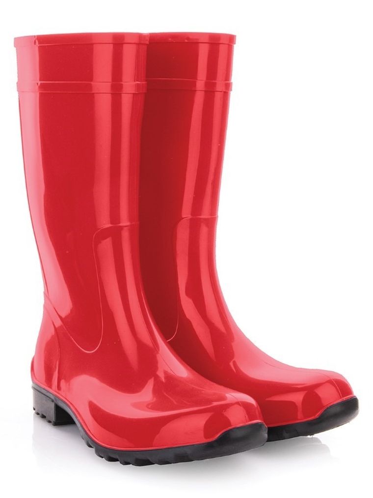 Kalosze damskie, czerwone, Ilse, Lemigo