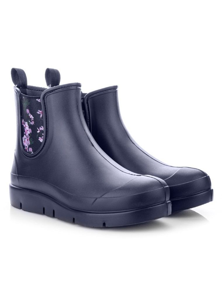 Kalosze damskie, granatowe, Stella, Lemigo