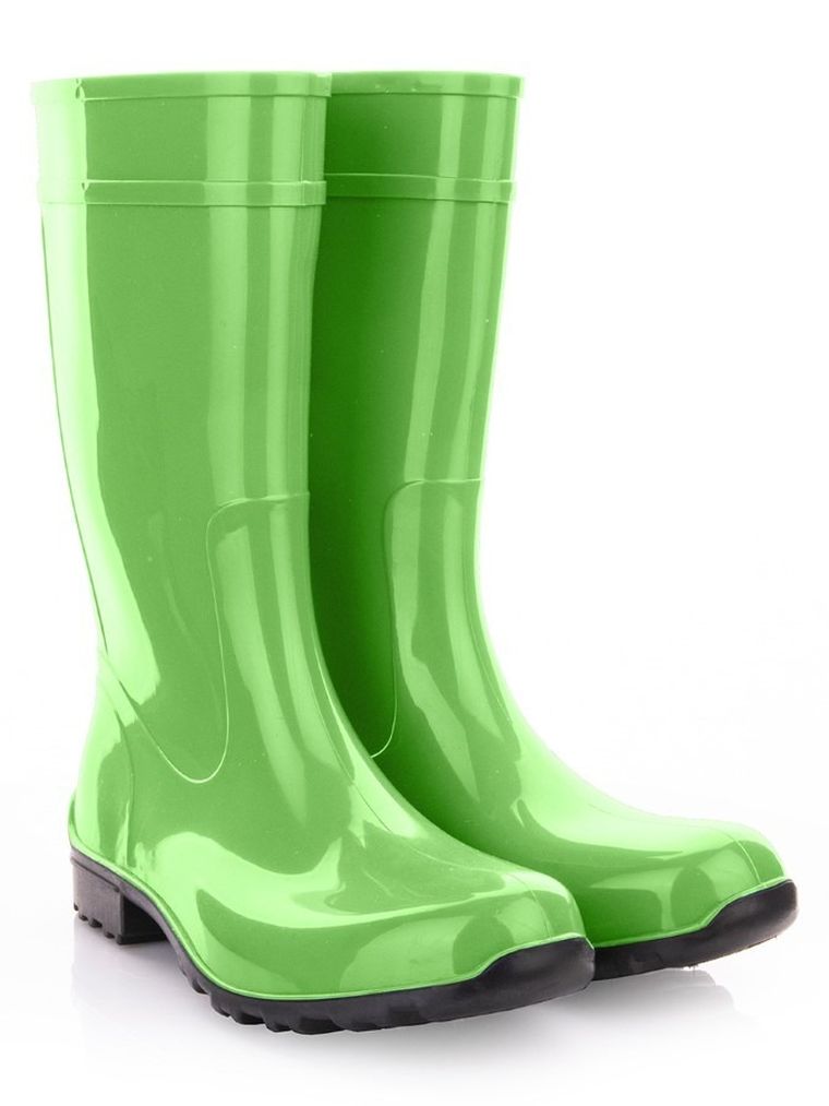 Kalosze damskie, zielone, Ilse, Lemigo