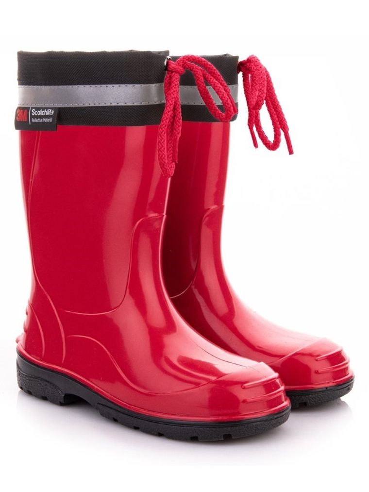 Kalosze dziecięce, czerwone, Lemigo