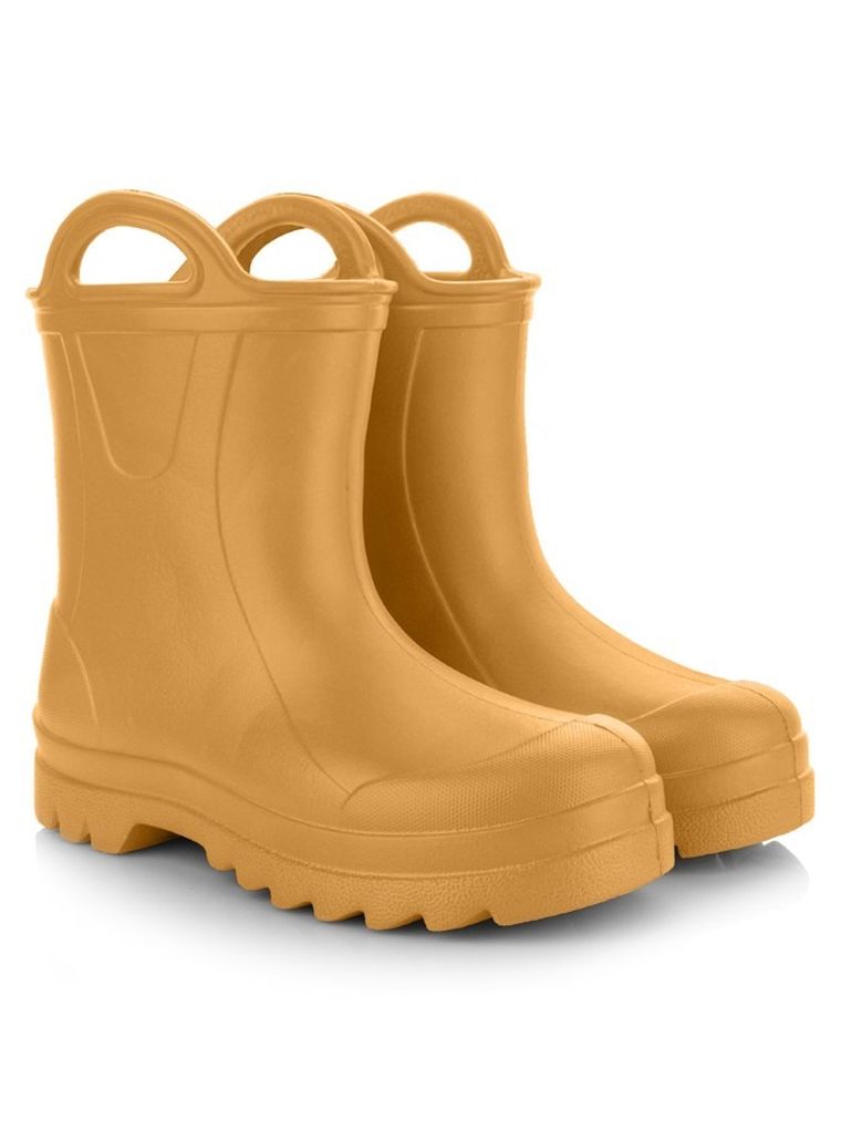 Kalosze dziecięce, musztardowe, Doggy, Lemigo