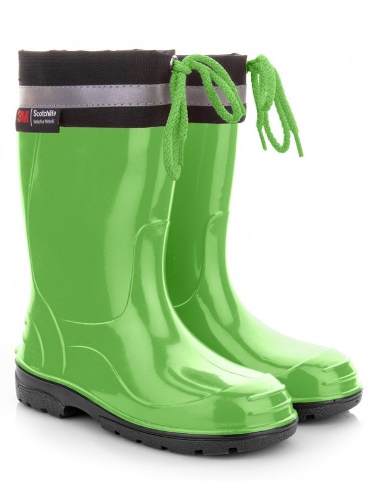 Kalosze dziecięce, zielone, Lemigo