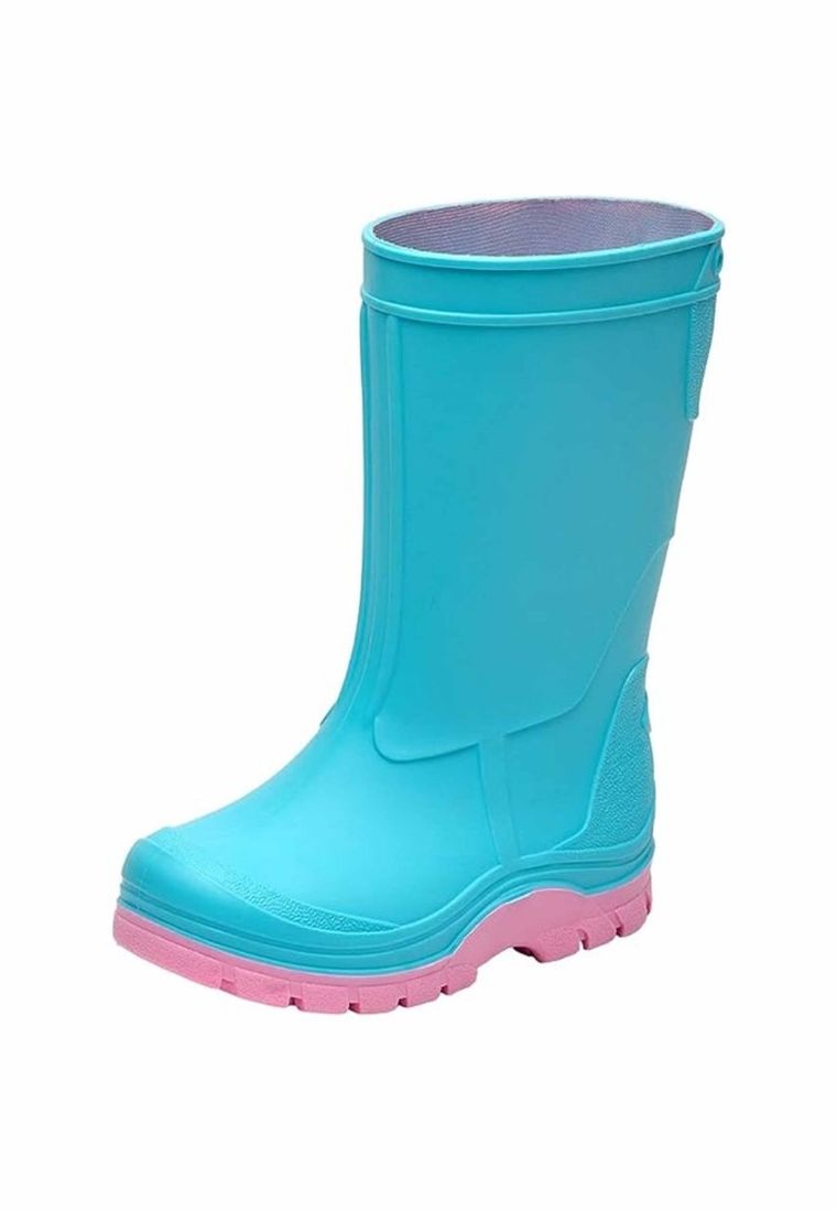 Kalosze dziewczęce, niebiesko-różowe, Realpaks