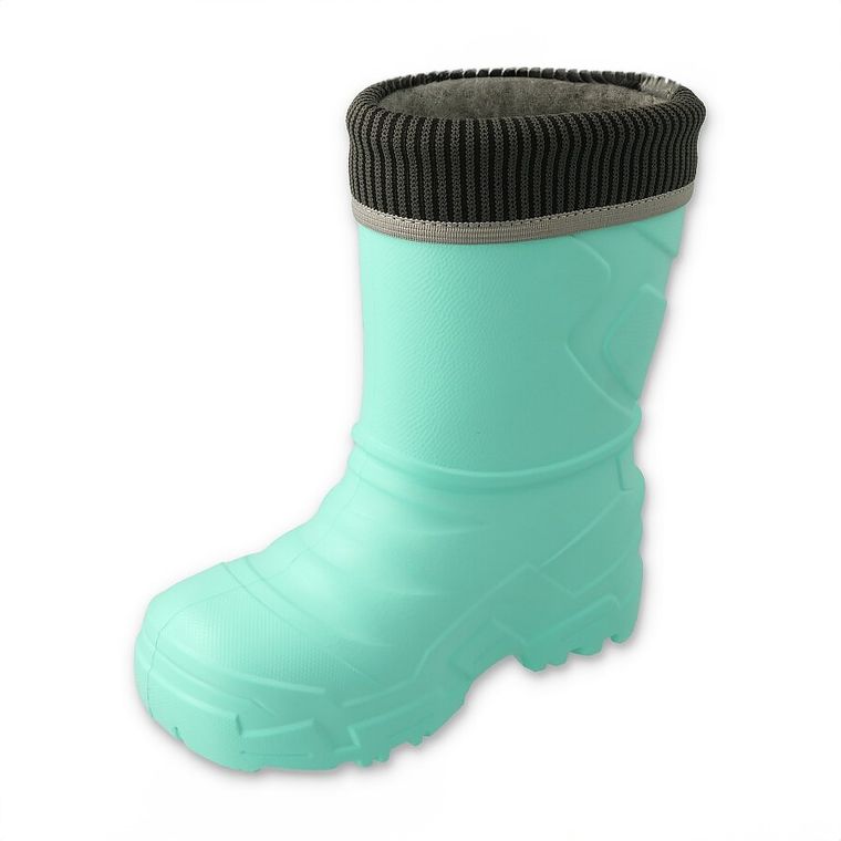 Kalosze dziewczęce, ocieplane, miętowe, Befado